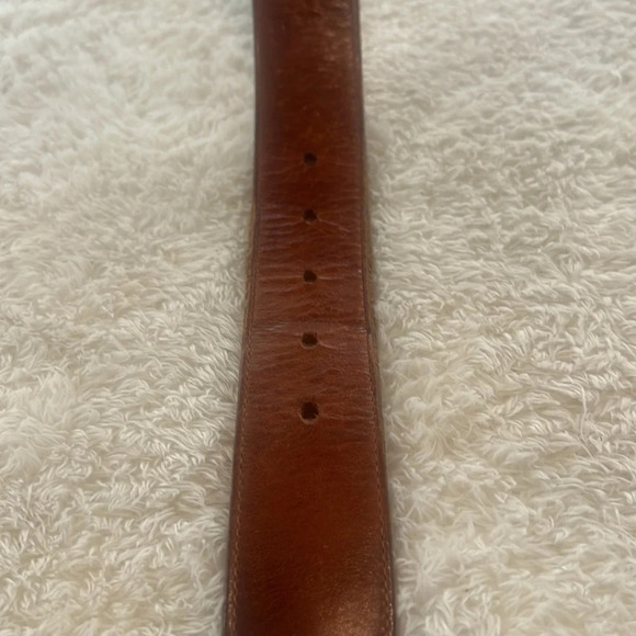 Vintage Women’s Brown Leather Belt Sz L Made USA Hankton 337 Colorful Starbursts - Picture 5 of 16